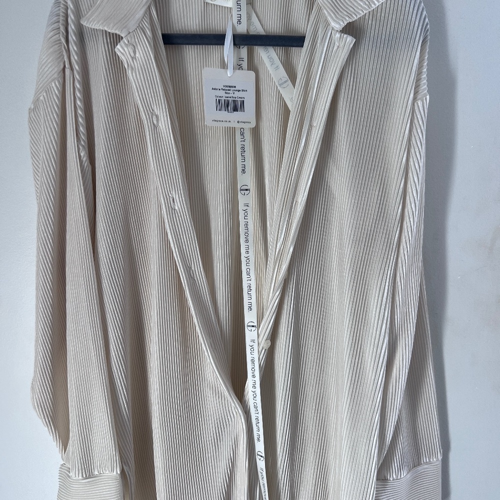 NWT VITA GRACE silky ribbed top and pants set